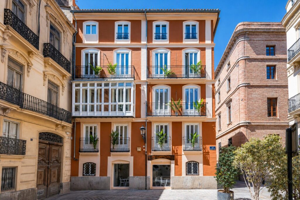 Edificio Residencia Universitaria Trinitarios en Valencia, proyecto de BTTEstudio